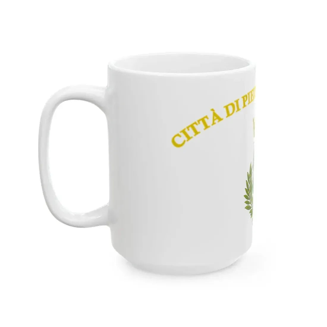 Piedimonte Matese-Bandiera (Italy) White Coffee Mug - Go Mug Yourself