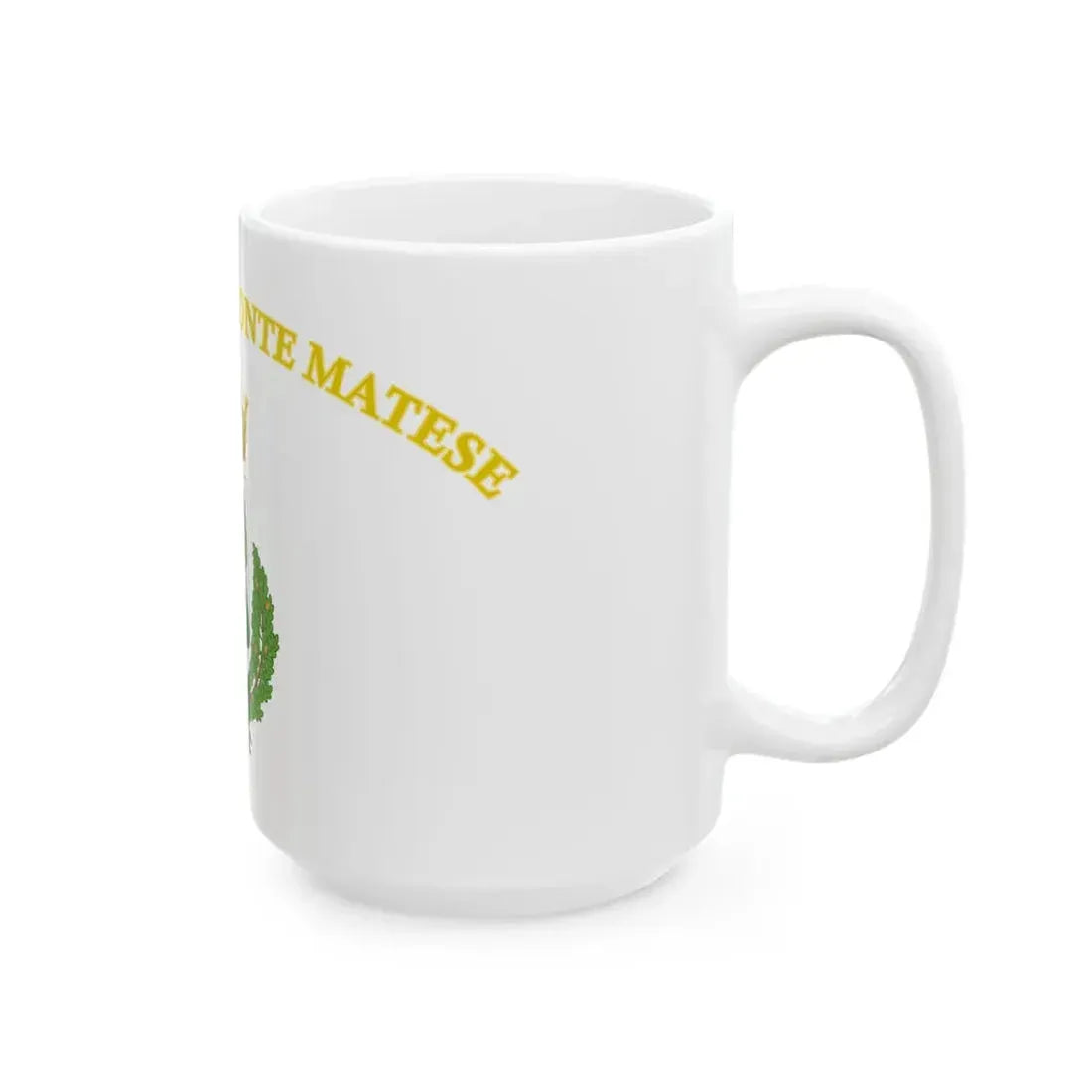 Piedimonte Matese-Bandiera (Italy) White Coffee Mug - Go Mug Yourself