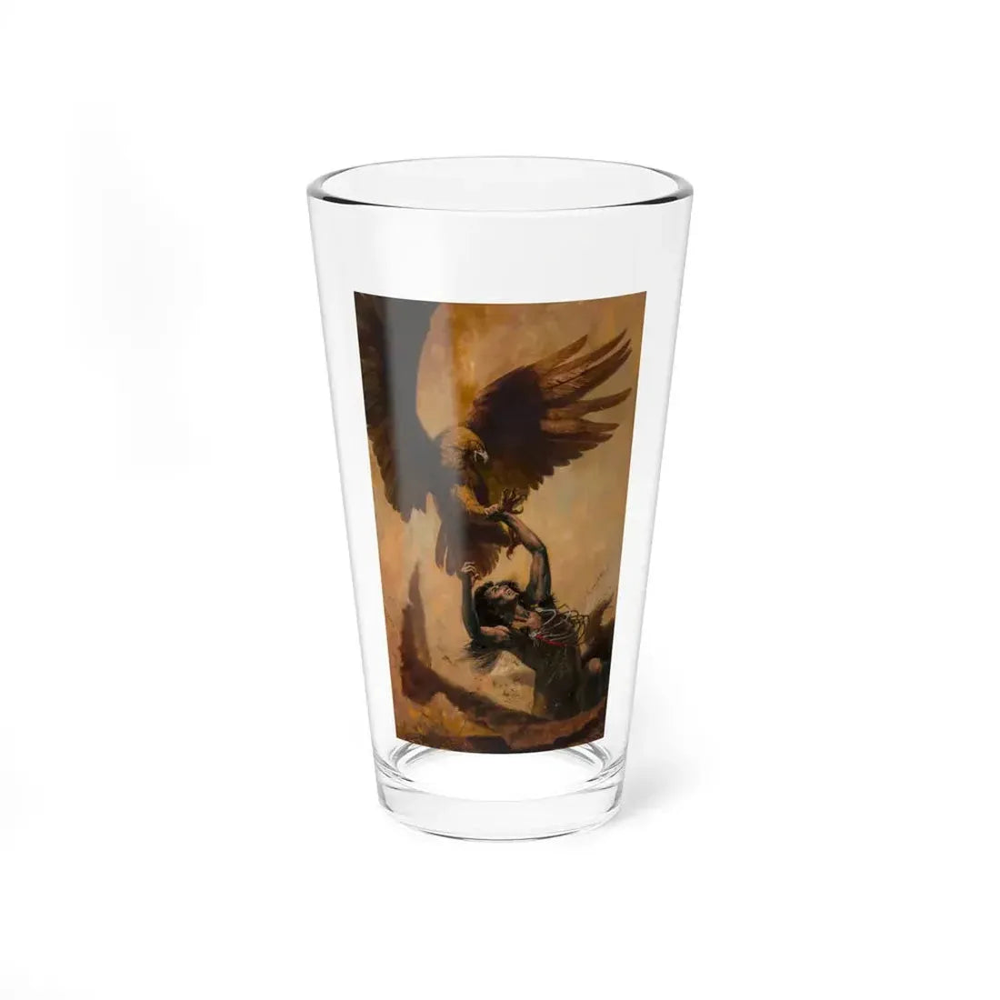 Piegan Gold, 1980 (Magazine Illustration) Pint Glass 16oz 16oz - Go Mug Yourself