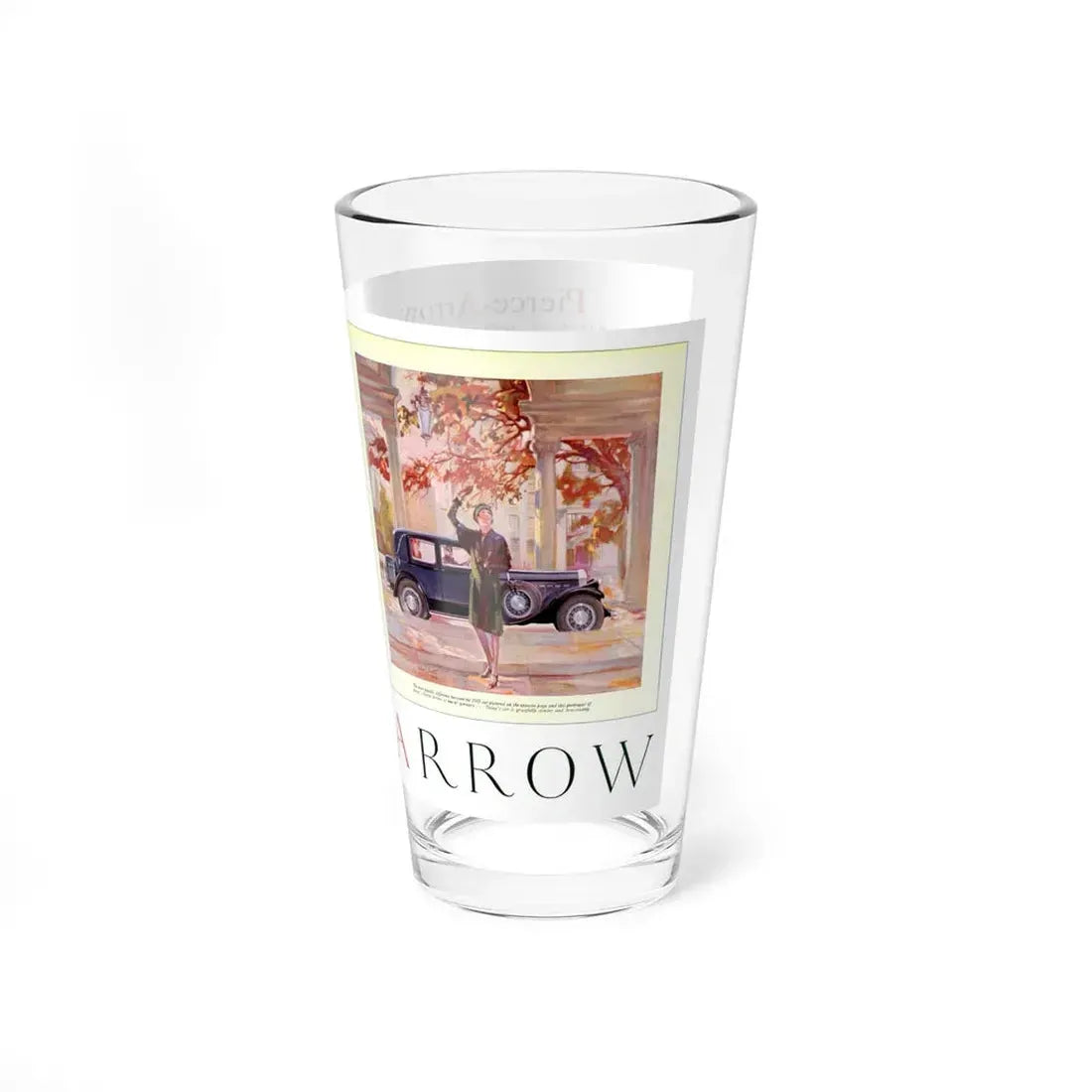 Pierce Arrow advertisement, 1929 (Magazine Illustration) Pint Glass 16oz - Go Mug Yourself