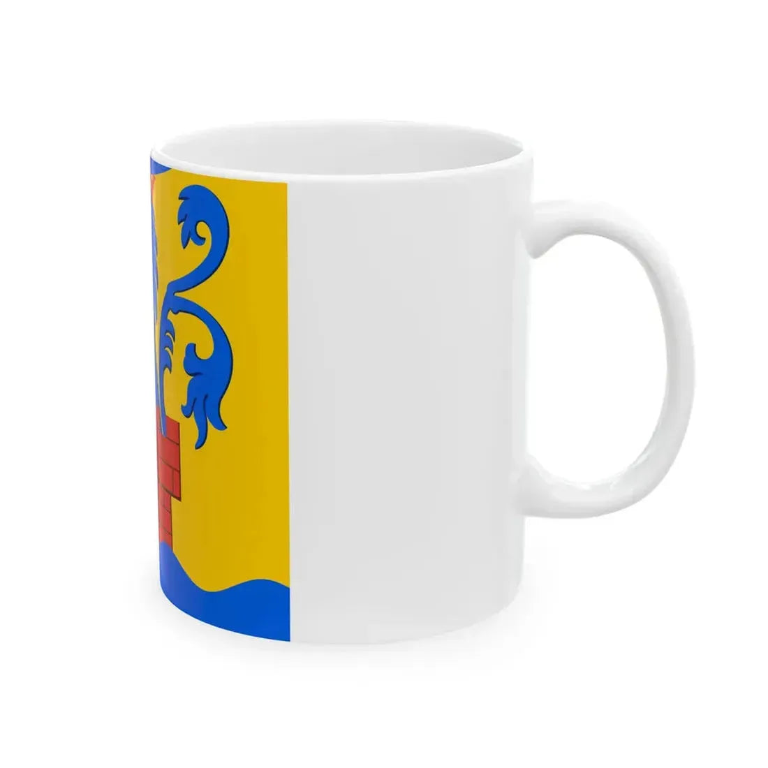 Pietarsaari.lippu (Finland) White Coffee Mug - Go Mug Yourself