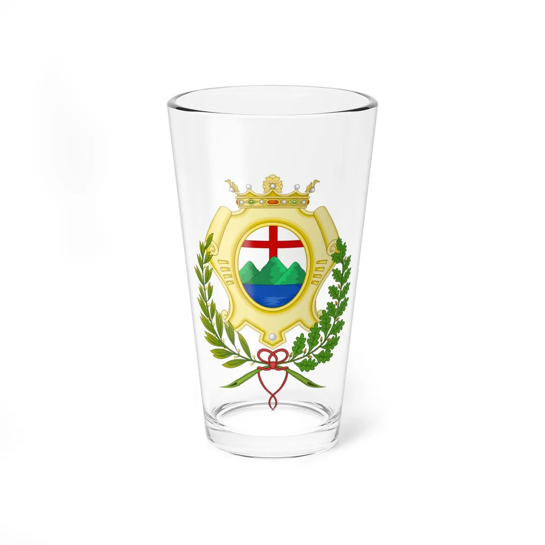 Pietra Ligure-Stemma (Italy) (Coat of Arms) Pint Glass 16oz - Go Mug Yourself
