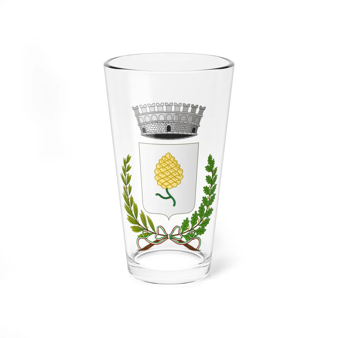 Pignone Italia-Stemma (Italy) (Coat of Arms) Pint Glass 16oz 16oz - Go Mug Yourself