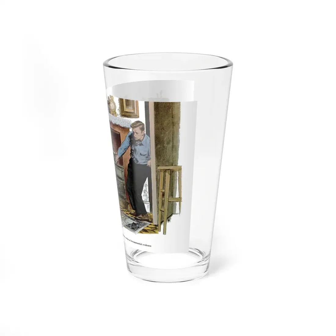 Pigs Have Wings (1), Collier's magazine, September 13, 1952 (Magazine Illustration) Pint Glass 16oz - Go Mug Yourself