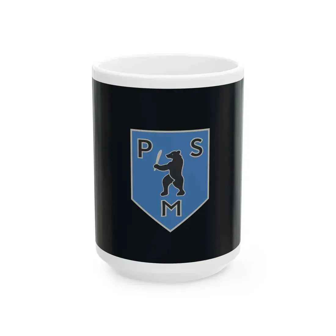 Pikku Sinimustat flag (Finland) White Coffee Mug 15oz - Go Mug Yourself