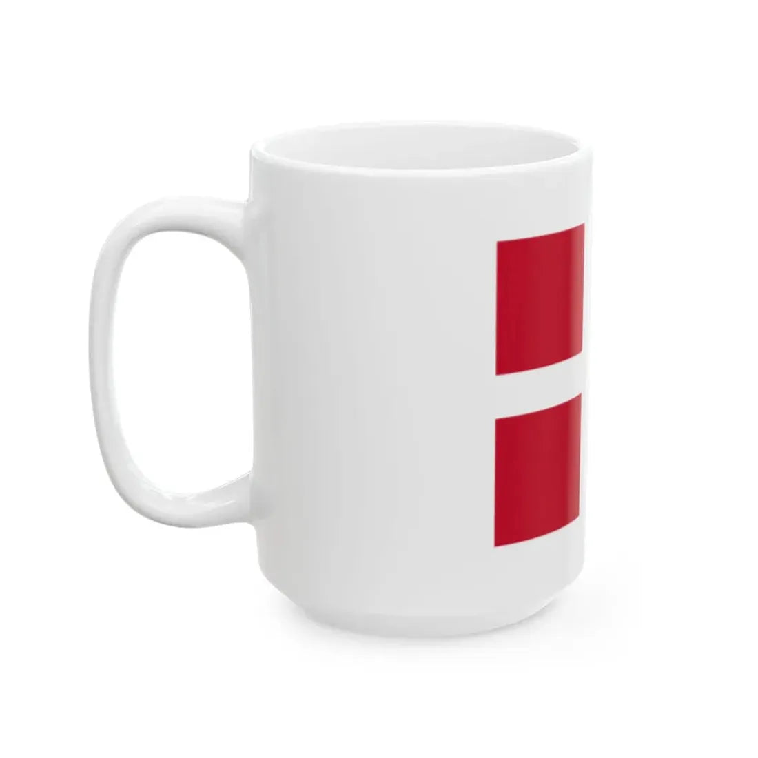 Pilot flag of Denmark (Denmark) White Coffee Mug - Go Mug Yourself