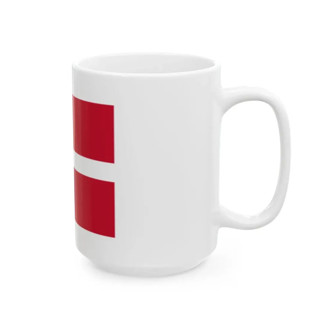 Pilot flag of Denmark (Denmark) White Coffee Mug - Go Mug Yourself