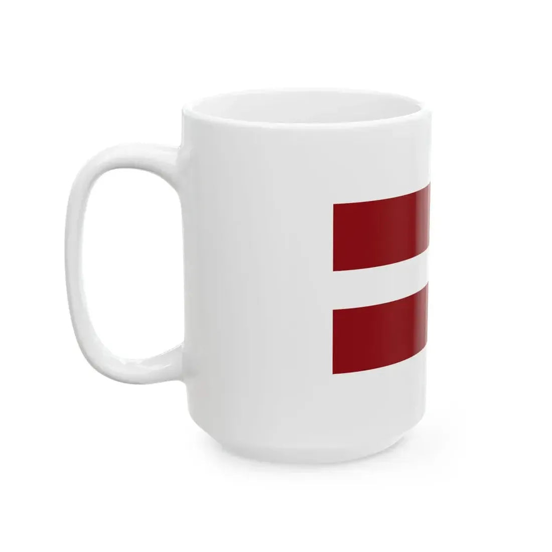 Pilot Flag of Latvia (Latvia) White Coffee Mug - Go Mug Yourself
