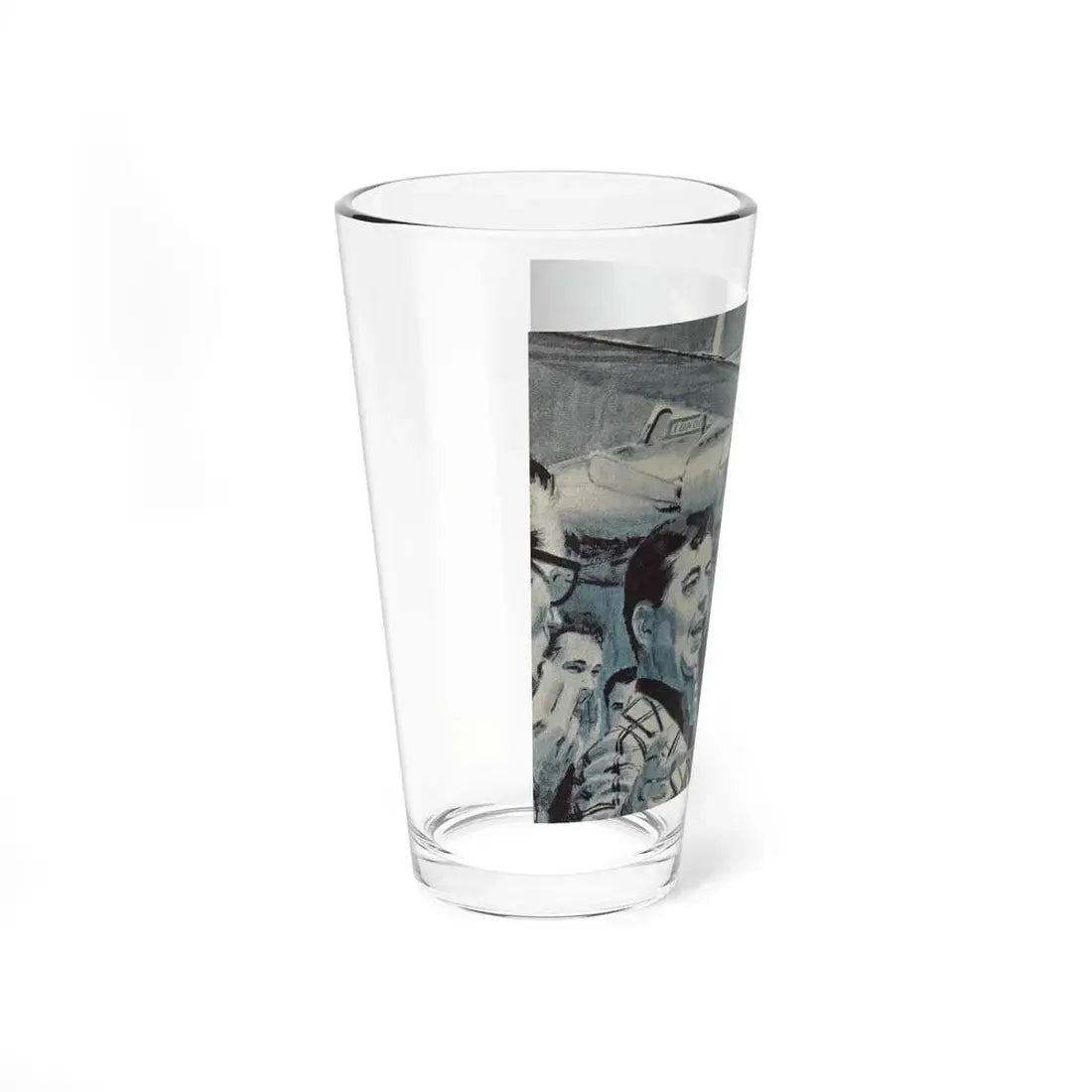 Pilot's Wife, Woman's Day, January 1957 (Magazine Illustration) Pint Glass 16oz - Go Mug Yourself
