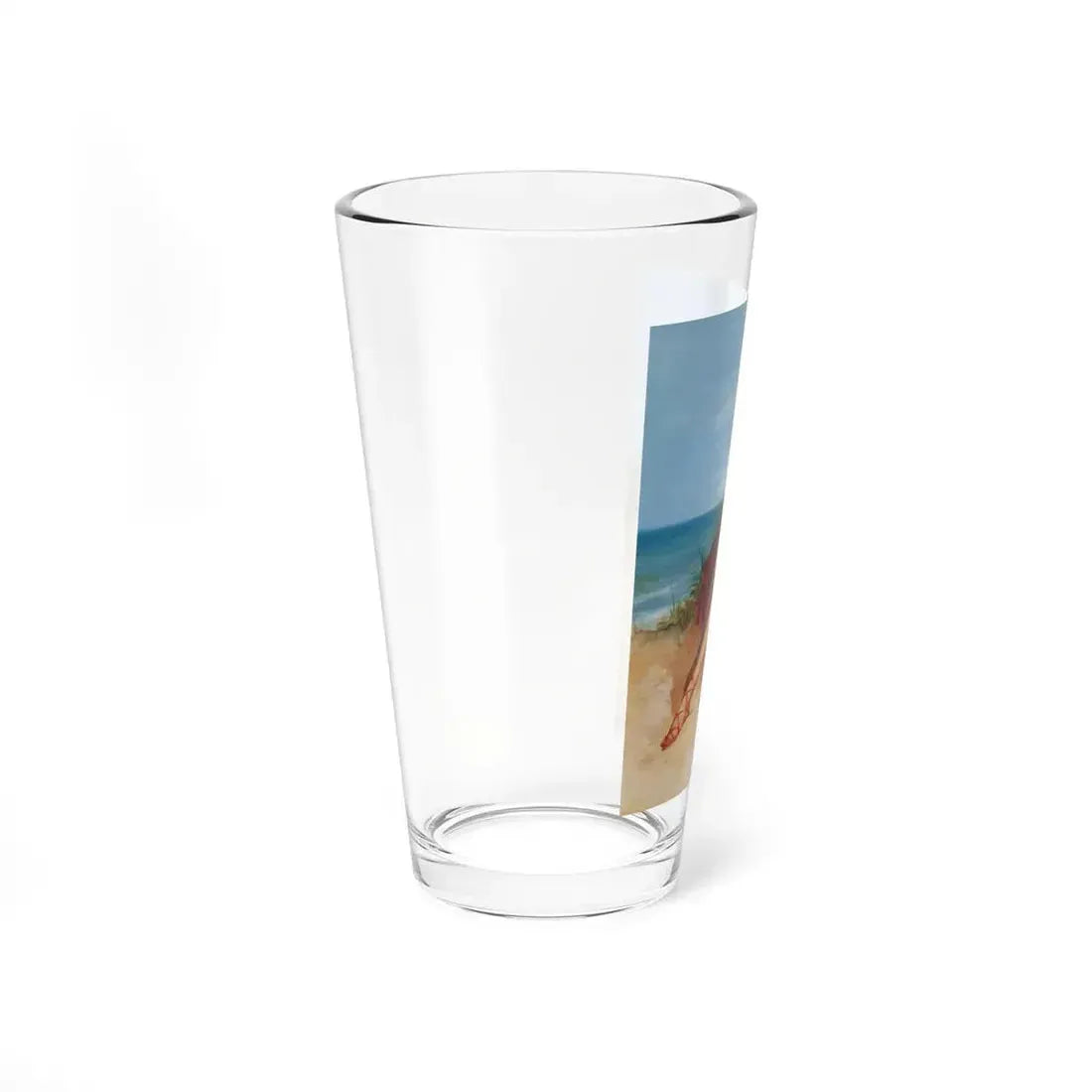 Pin-Up Girl (Magazine Illustration) Pint Glass 16oz - Go Mug Yourself