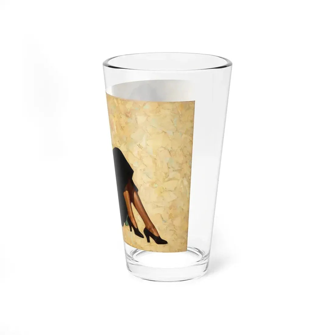 Pin Up in Chair (Magazine Illustration) Pint Glass 16oz - Go Mug Yourself