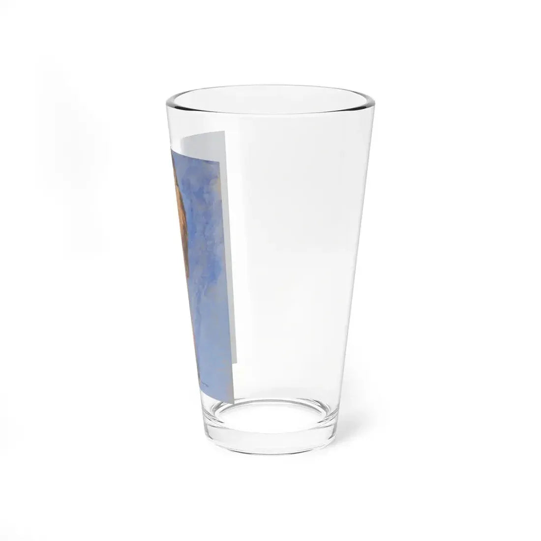 Pin-Up in Fur (Magazine Illustration) Pint Glass 16oz - Go Mug Yourself