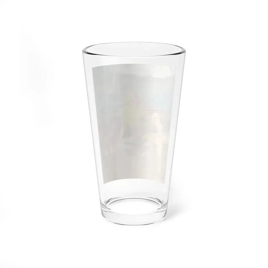 Pin-Up with Puppy (Magazine Illustration) Pint Glass 16oz - Go Mug Yourself