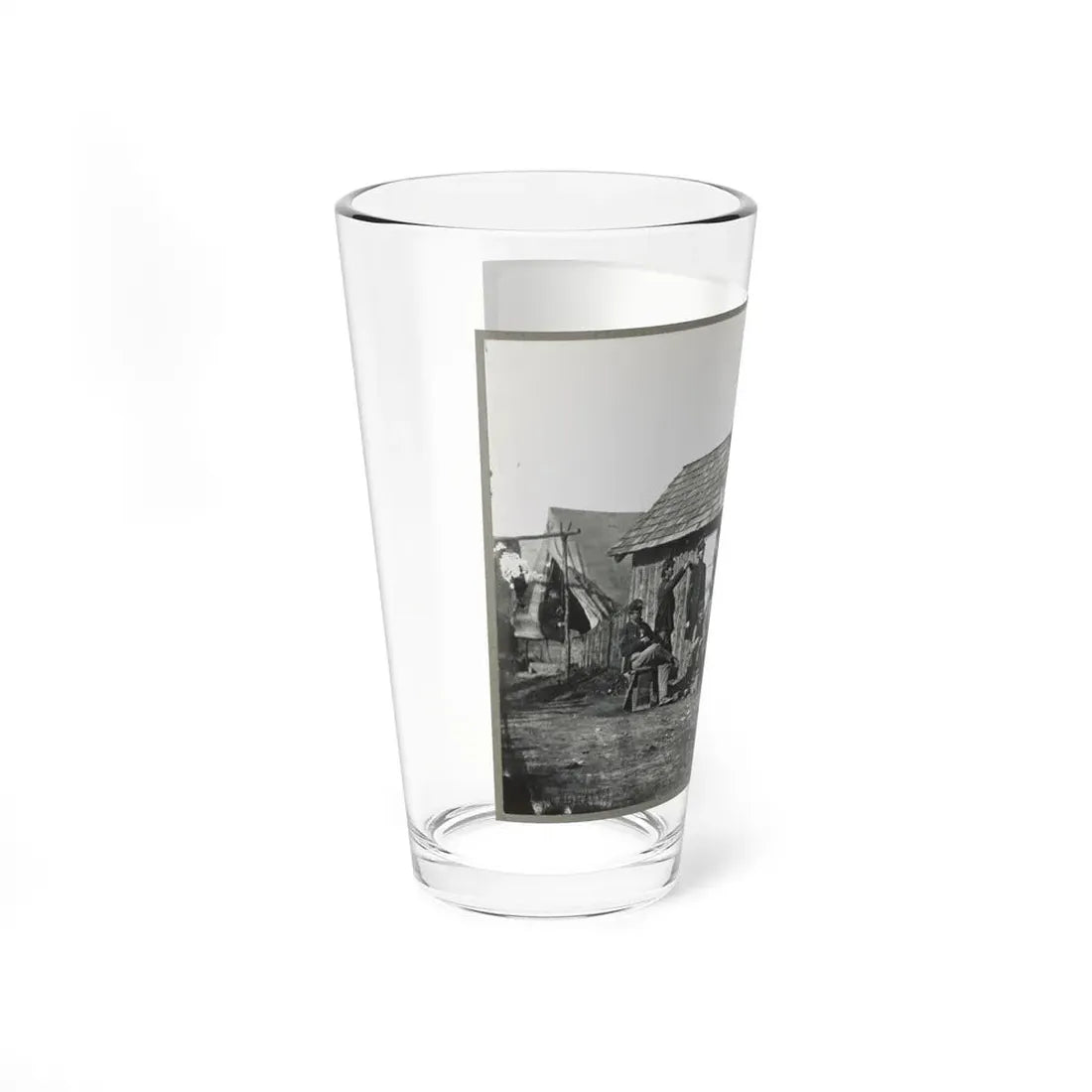 Pine Cottage , Civil War Soldiers Winter Quarters (U.S. Civil War) Pint Glass 16oz - Go Mug Yourself