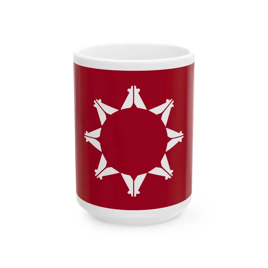 Pine Ridge Flag (United States) White Coffee Mug 15oz - Go Mug Yourself