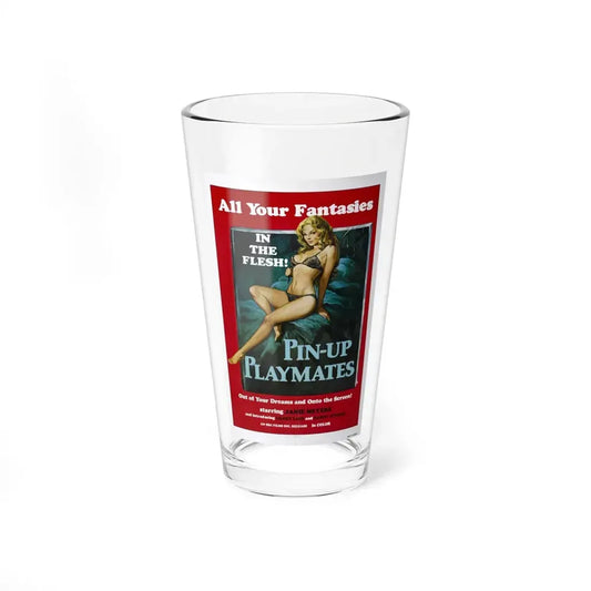 PINUP-PLAYMATES 1972 Movie Poster - Pint Glass 16oz 16oz - Go Mug Yourself
