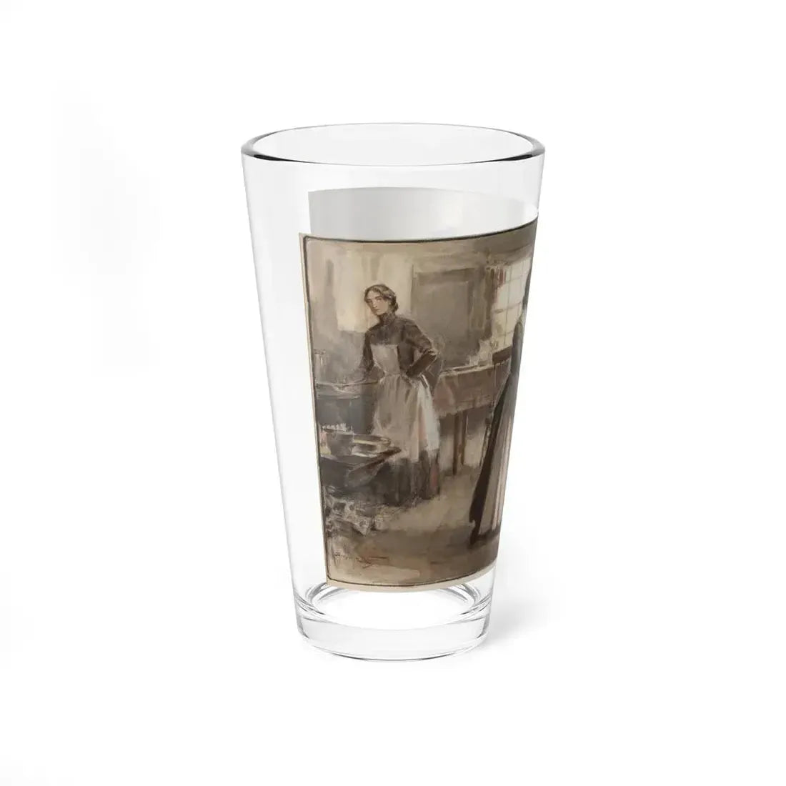 Pioneer Conflict, 1919 (Magazine Illustration) Pint Glass 16oz - Go Mug Yourself