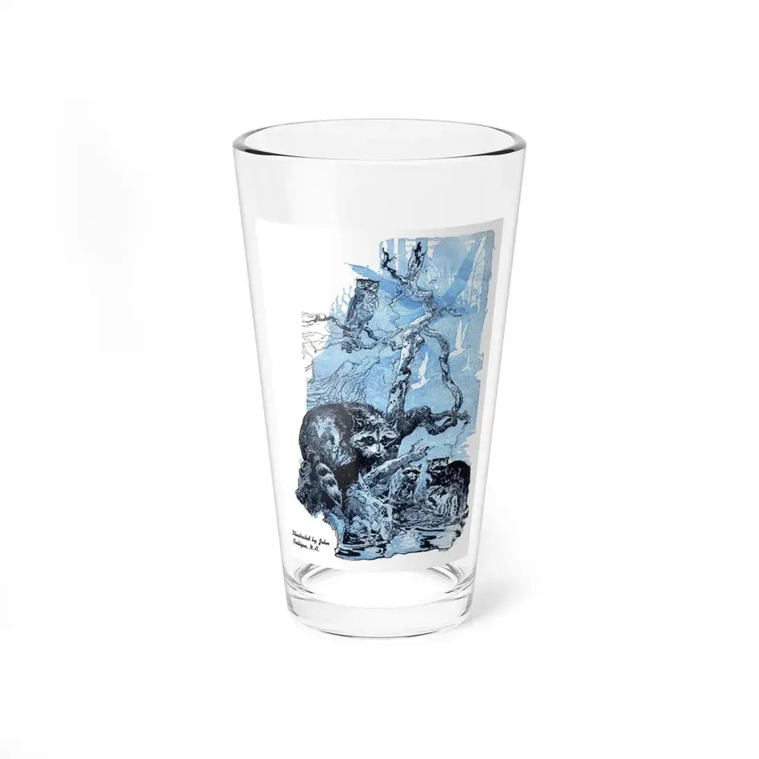 Pioneer Tide (2), Blue Book Magazine, March 1947 (Magazine Illustration) Pint Glass 16oz 16oz - Go Mug Yourself