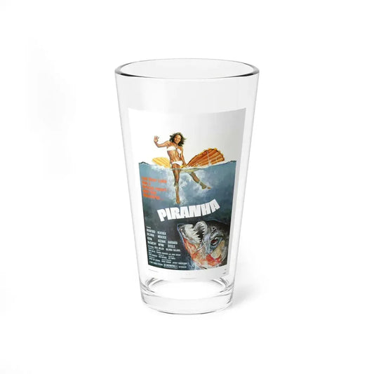 PIRANHA (2) 1978 Movie Poster - Pint Glass 16oz 16oz - Go Mug Yourself