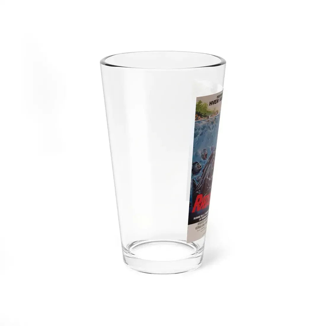 PIRANHA (DANISH) 1978 Movie Poster - Pint Glass 16oz - Go Mug Yourself