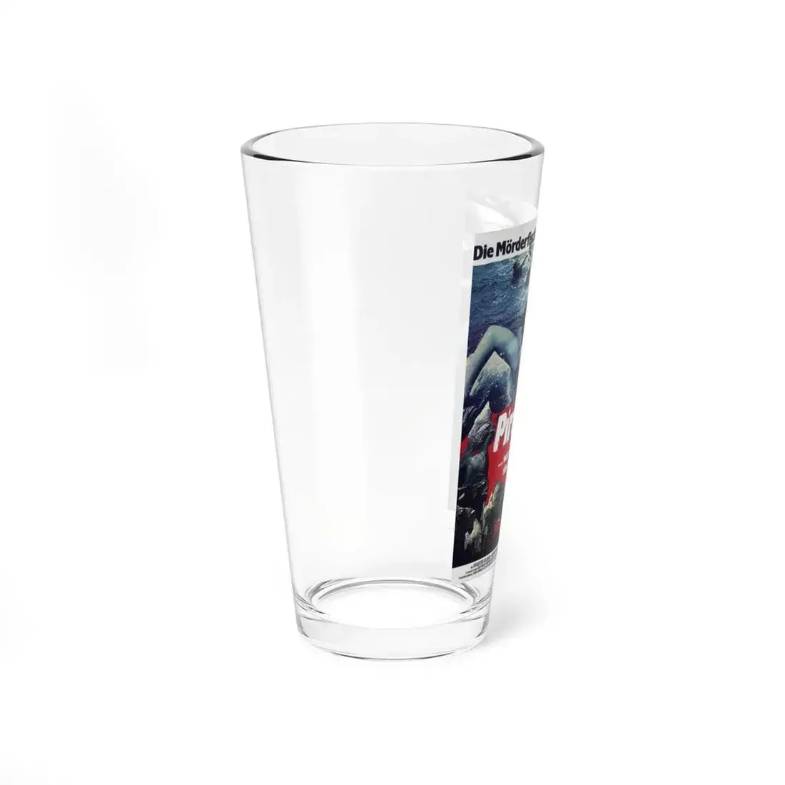 PIRANHA (GERMAN) 1978 Movie Poster - Pint Glass 16oz - Go Mug Yourself