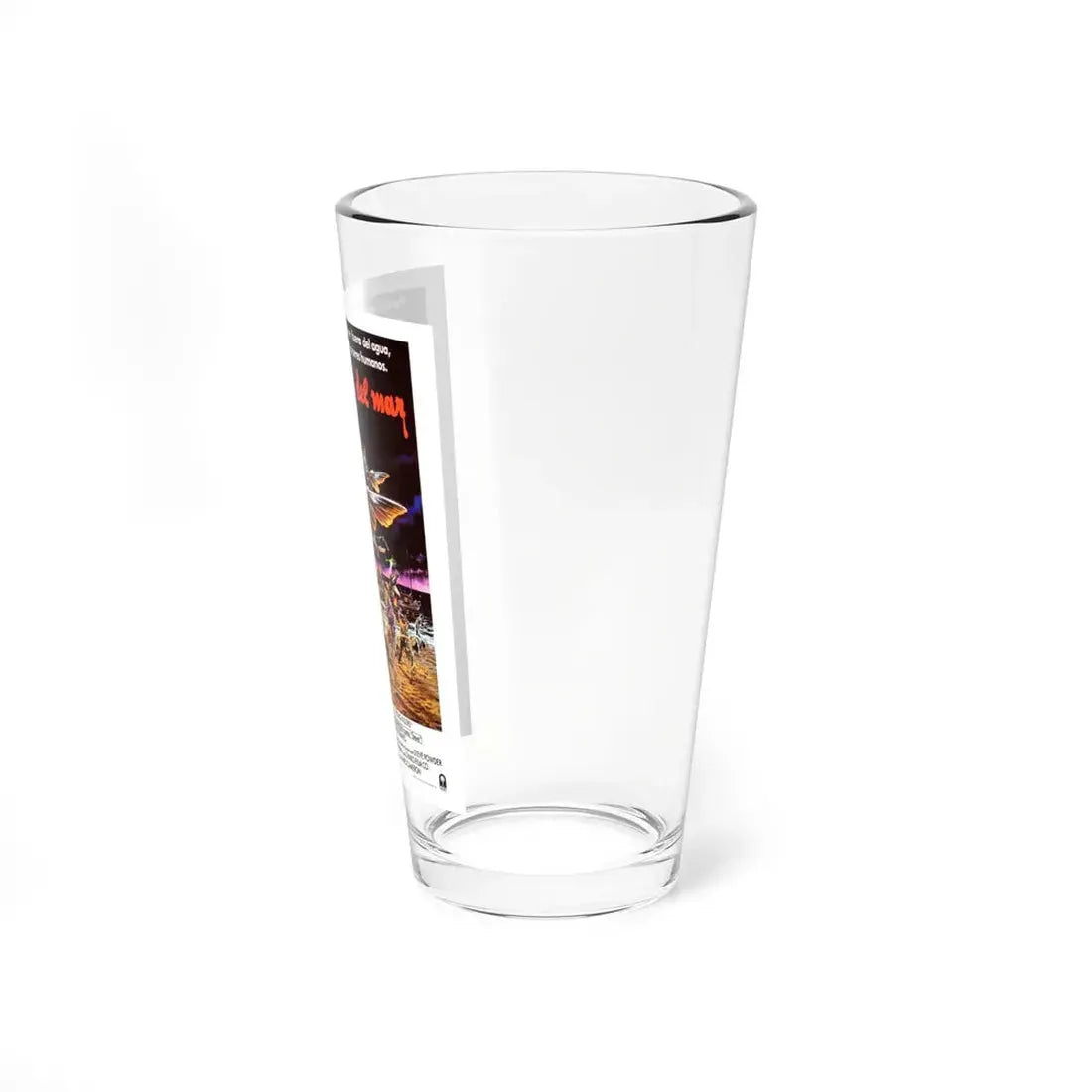 PIRANHA II (SPANISH) 1981 Movie Poster - Pint Glass 16oz - Go Mug Yourself
