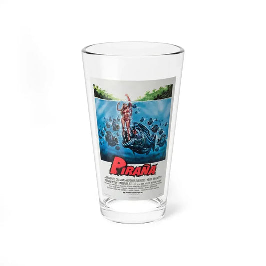 PIRANHA (ITALIAN) 1978 Movie Poster - Pint Glass 16oz 16oz - Go Mug Yourself
