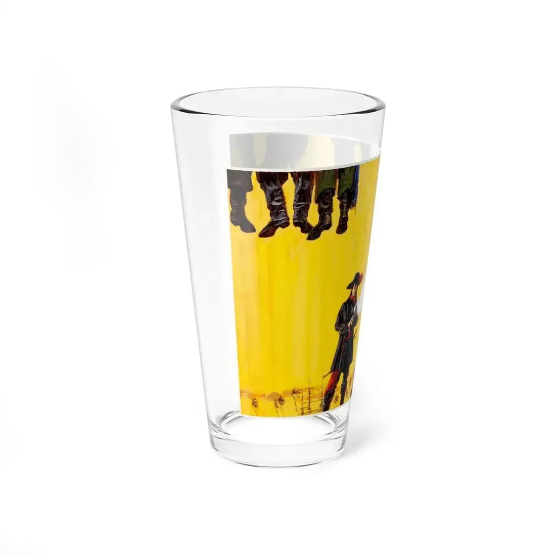 Pirate Illustration (Magazine Illustration) Pint Glass 16oz - Go Mug Yourself