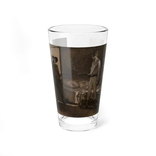 Pirates Entering Room (Magazine Illustration) Pint Glass 16oz 16oz - Go Mug Yourself