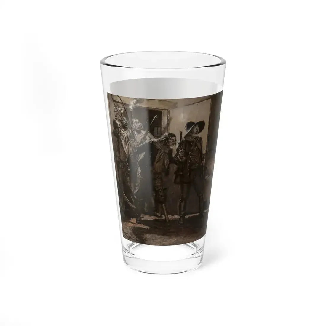 Pirates Entering Room (Magazine Illustration) Pint Glass 16oz - Go Mug Yourself