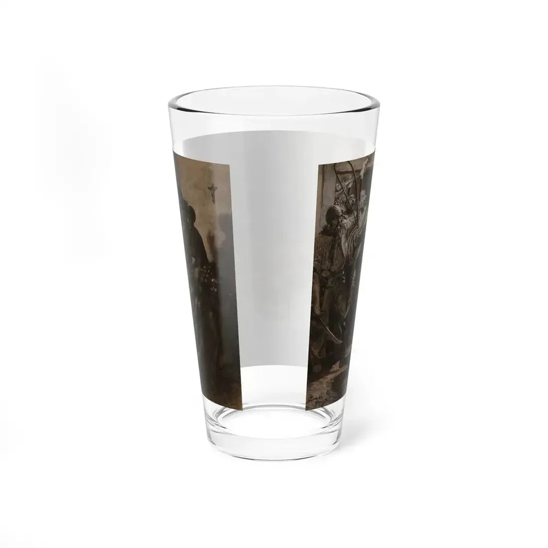 Pirates Entering Room (Magazine Illustration) Pint Glass 16oz - Go Mug Yourself