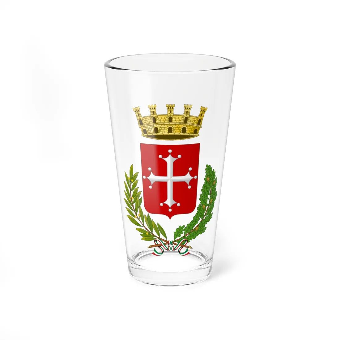 Pisa-Stemma (Italy) (Coat of Arms) Pint Glass 16oz 16oz - Go Mug Yourself