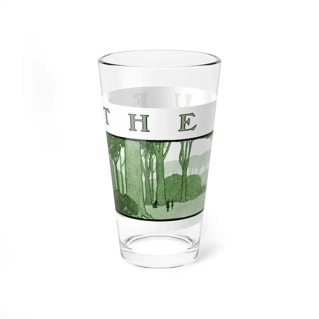 Pistols at Dawn, 1904 (Magazine Illustration) Pint Glass 16oz - Go Mug Yourself