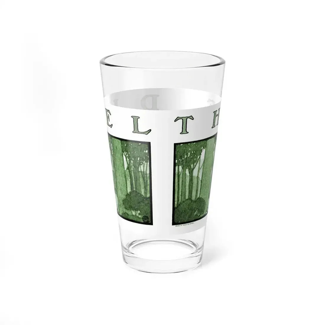 Pistols at Dawn, 1904 (Magazine Illustration) Pint Glass 16oz - Go Mug Yourself