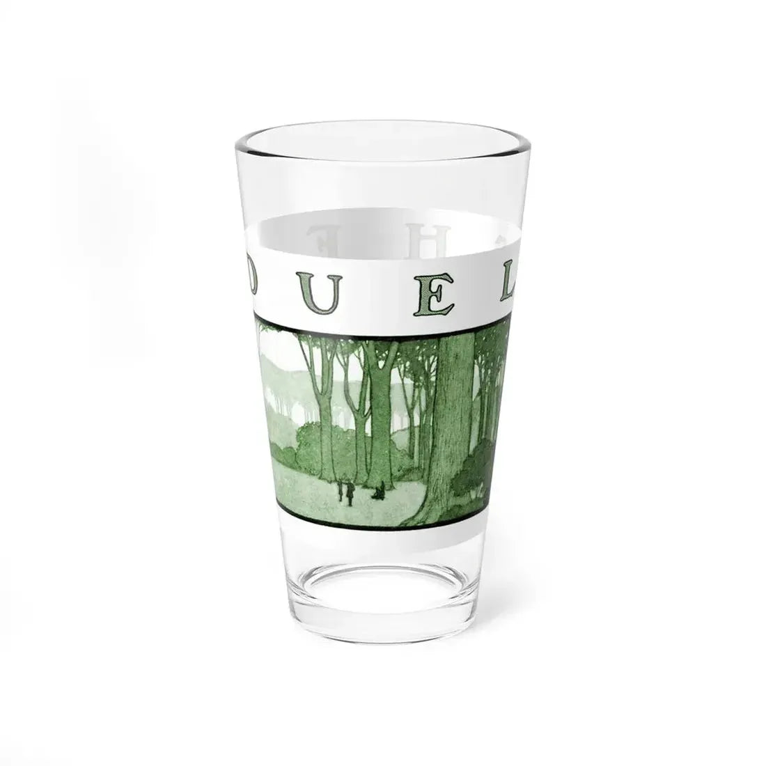 Pistols at Dawn, 1904 (Magazine Illustration) Pint Glass 16oz - Go Mug Yourself