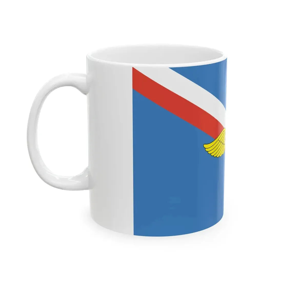 PL air force flag 55-59 (Poland) White Coffee Mug - Go Mug Yourself