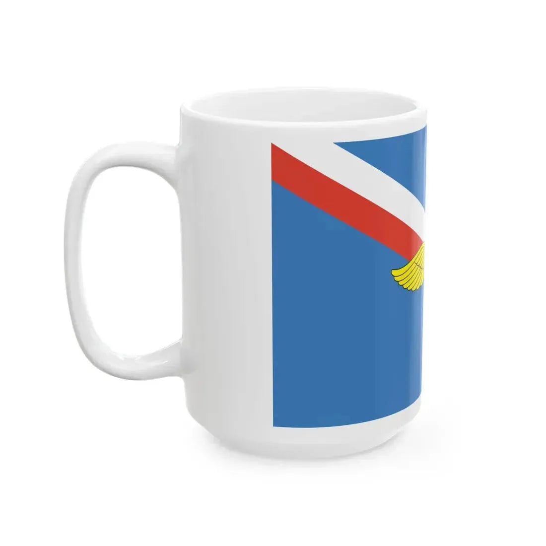 PL air force flag 55-59 (Poland) White Coffee Mug - Go Mug Yourself