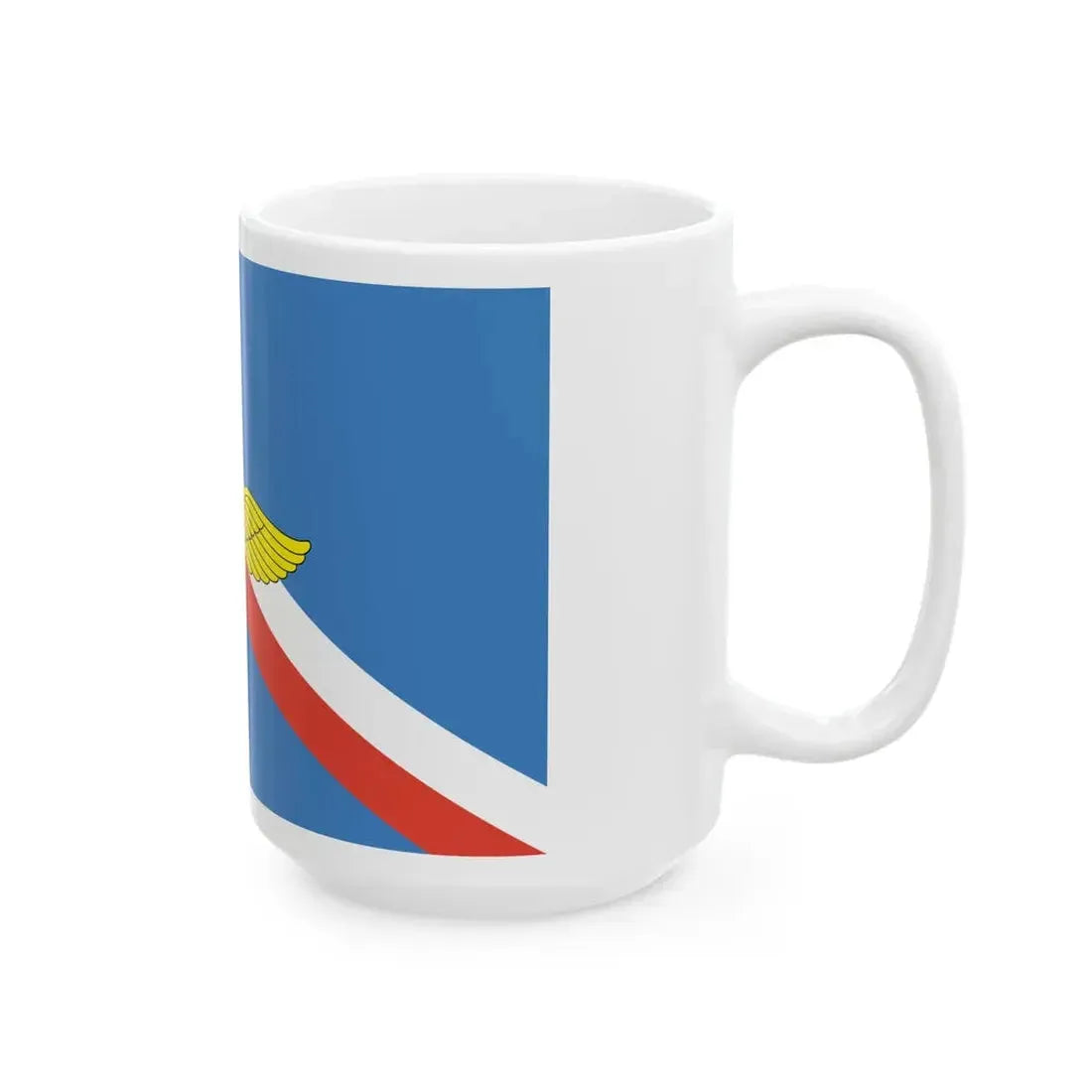 PL air force flag 55-59 (Poland) White Coffee Mug - Go Mug Yourself