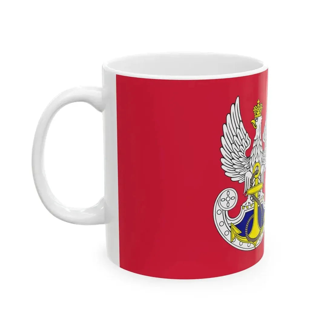PL navy flag IIIRP (Poland) White Coffee Mug - Go Mug Yourself