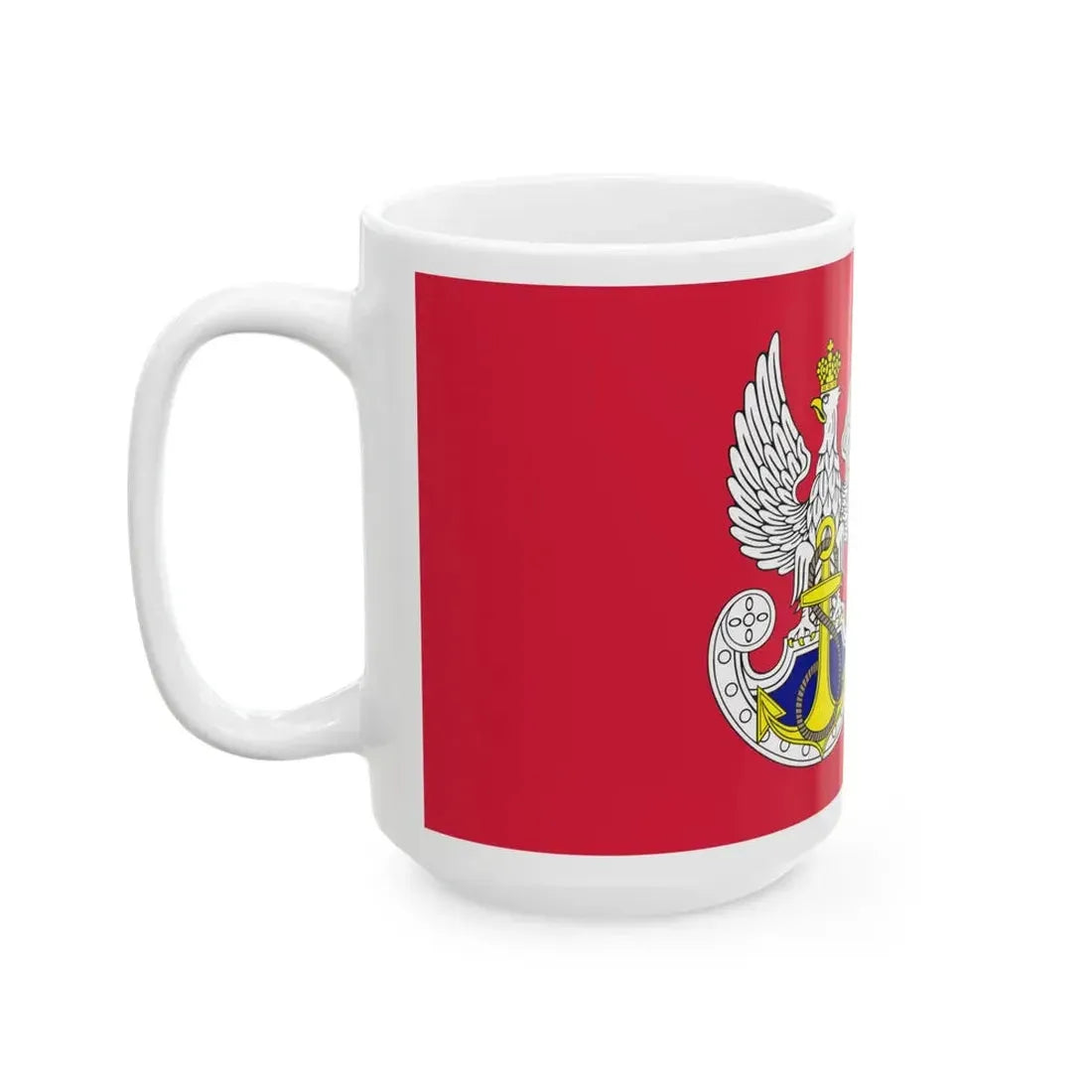 PL navy flag IIIRP (Poland) White Coffee Mug - Go Mug Yourself