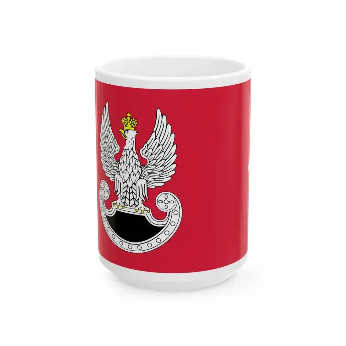 PL special forces flag IIIRP (Poland) White Coffee Mug 15oz - Go Mug Yourself