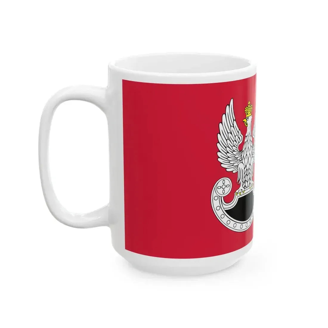 PL special forces flag IIIRP (Poland) White Coffee Mug - Go Mug Yourself