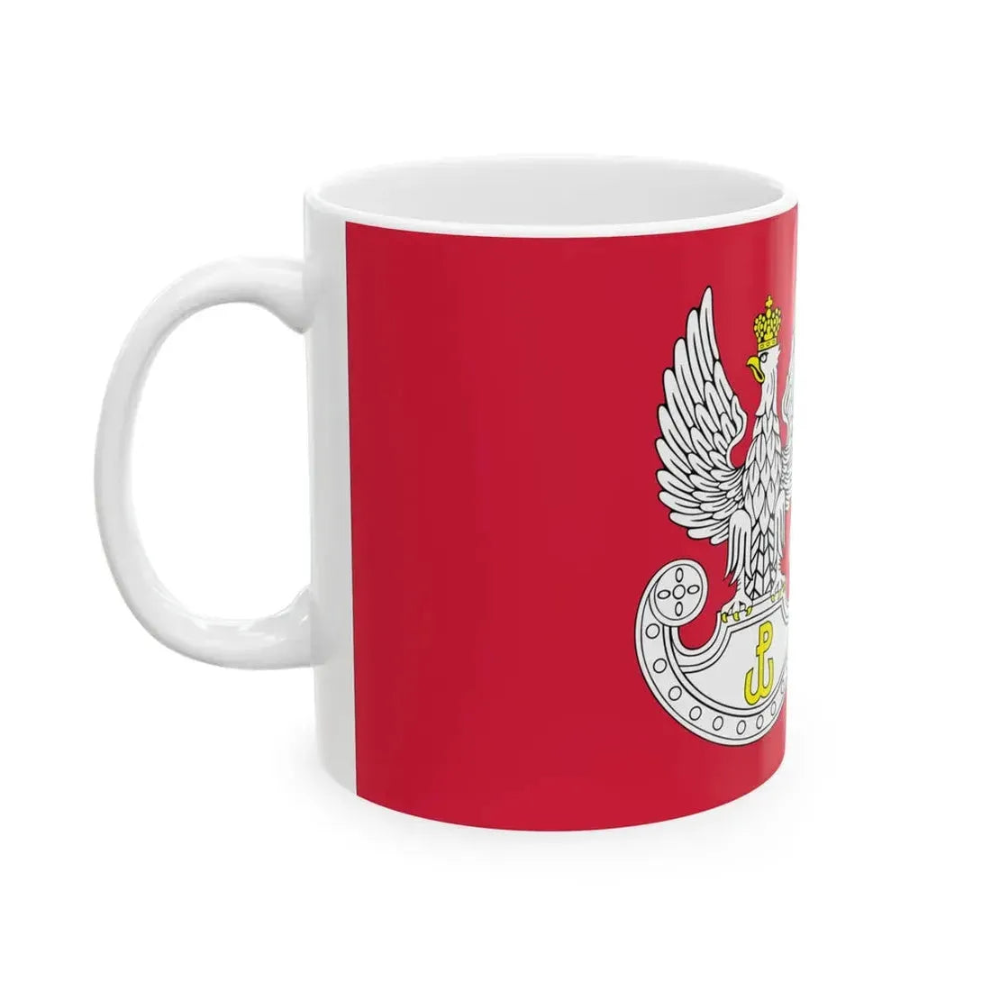 PL territorial defence force flag IIIRP (Poland) White Coffee Mug - Go Mug Yourself