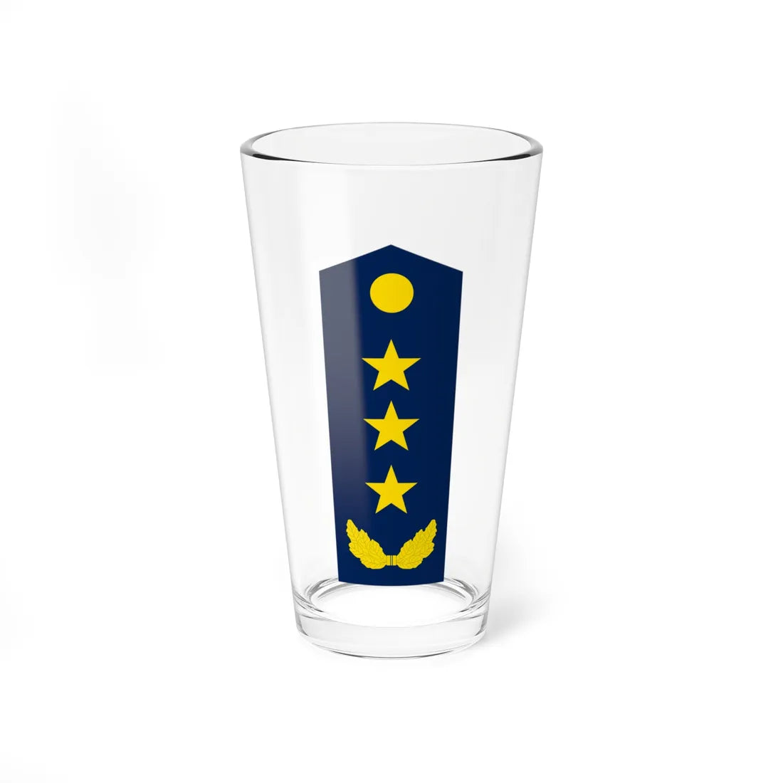 PLA General air (China) (Military Rank) Pint Glass 16oz 16oz - Go Mug Yourself