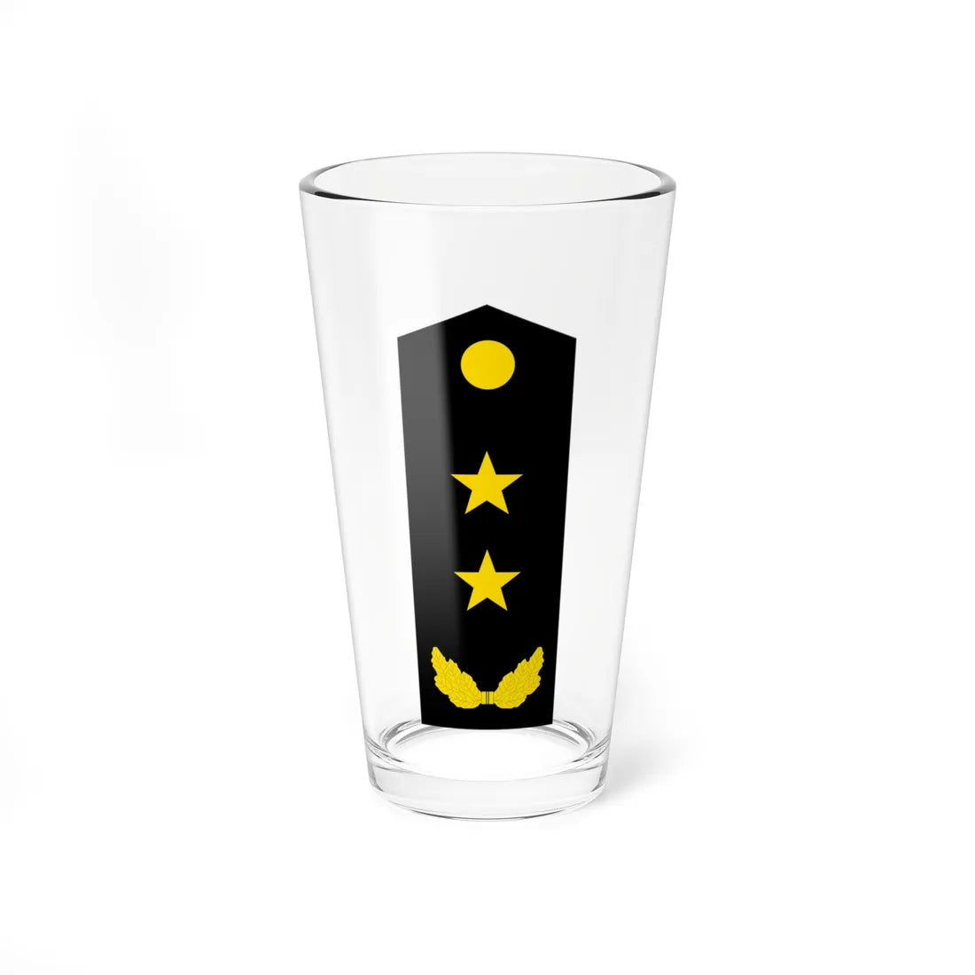 PLA Lieutenant General Navy (China) (Military Rank) Pint Glass 16oz 16oz - Go Mug Yourself
