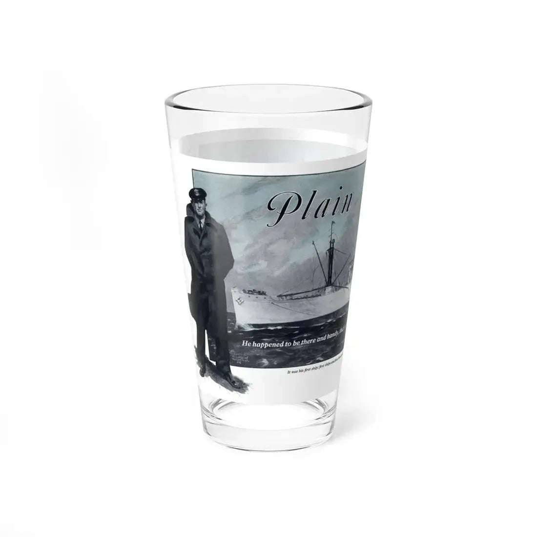 Plain Luck (1), Redbook, December 1934 (Magazine Illustration) Pint Glass 16oz - Go Mug Yourself