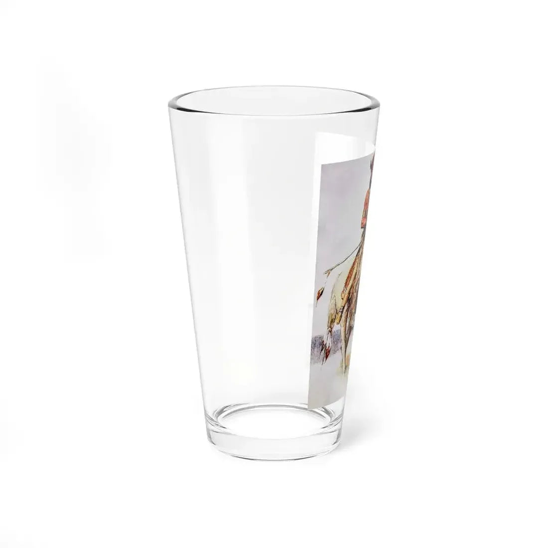 Plains Indians, The Saturday Evening Post Cover, March 3, 1934 (Magazine Illustration) Pint Glass 16oz - Go Mug Yourself