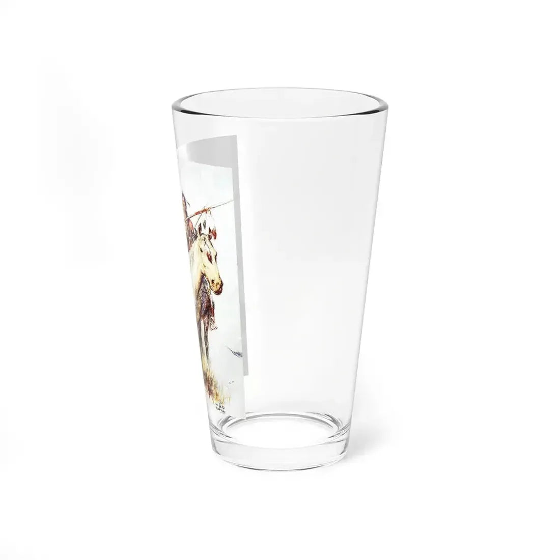Plains Indians, The Saturday Evening Post Cover, March 3, 1934 (Magazine Illustration) Pint Glass 16oz - Go Mug Yourself