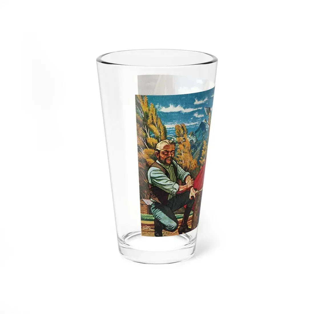 Plainswoman by Williams Forrest, The Saturday Evening Post, 1960 (Magazine Illustration) Pint Glass 16oz - Go Mug Yourself