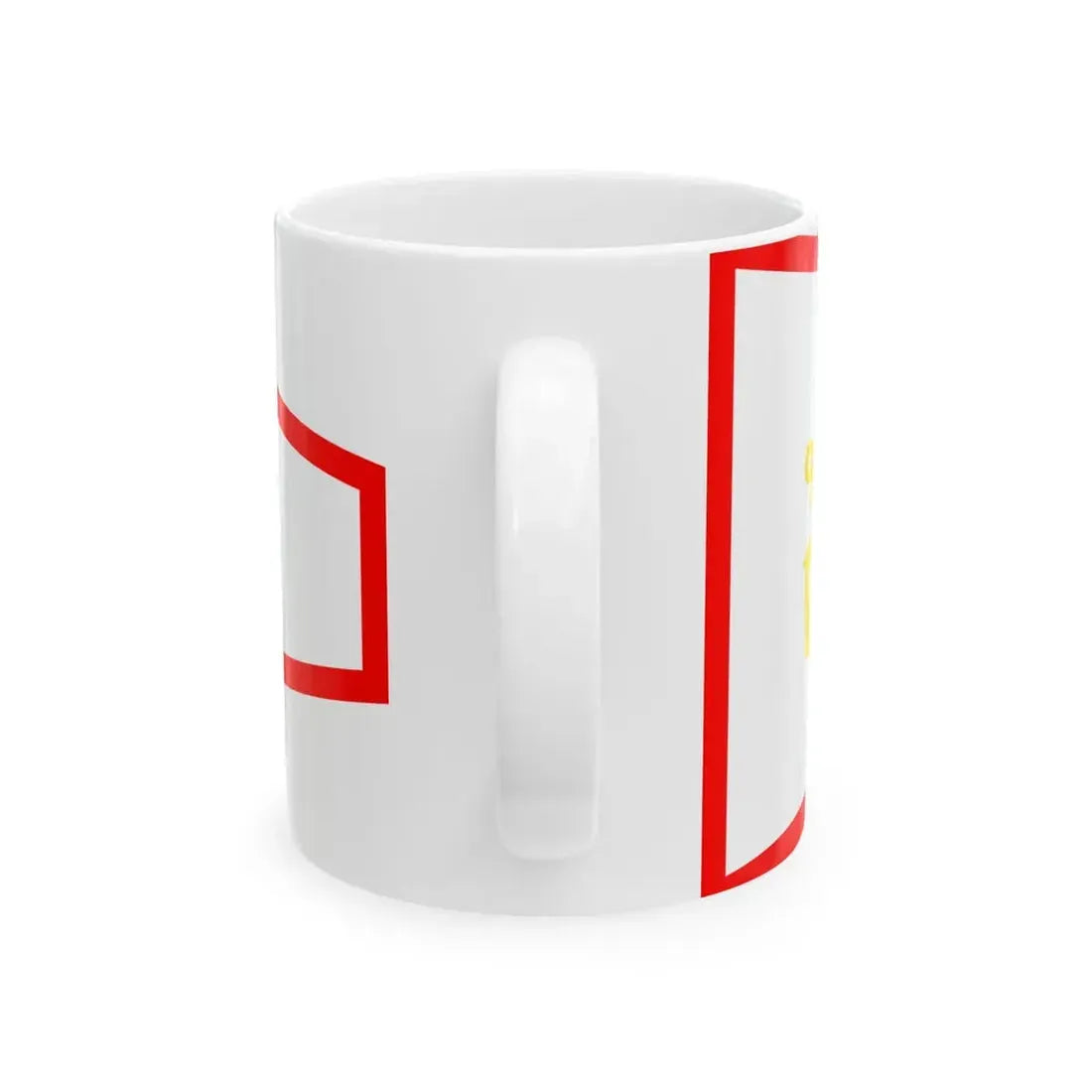 Plamenac najstarijeg zapovjednika ratnog broda (Croatia) White Coffee Mug - Go Mug Yourself